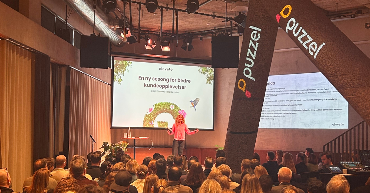 Puzzel CX Platform Elevate Oslo with Fjordkraft