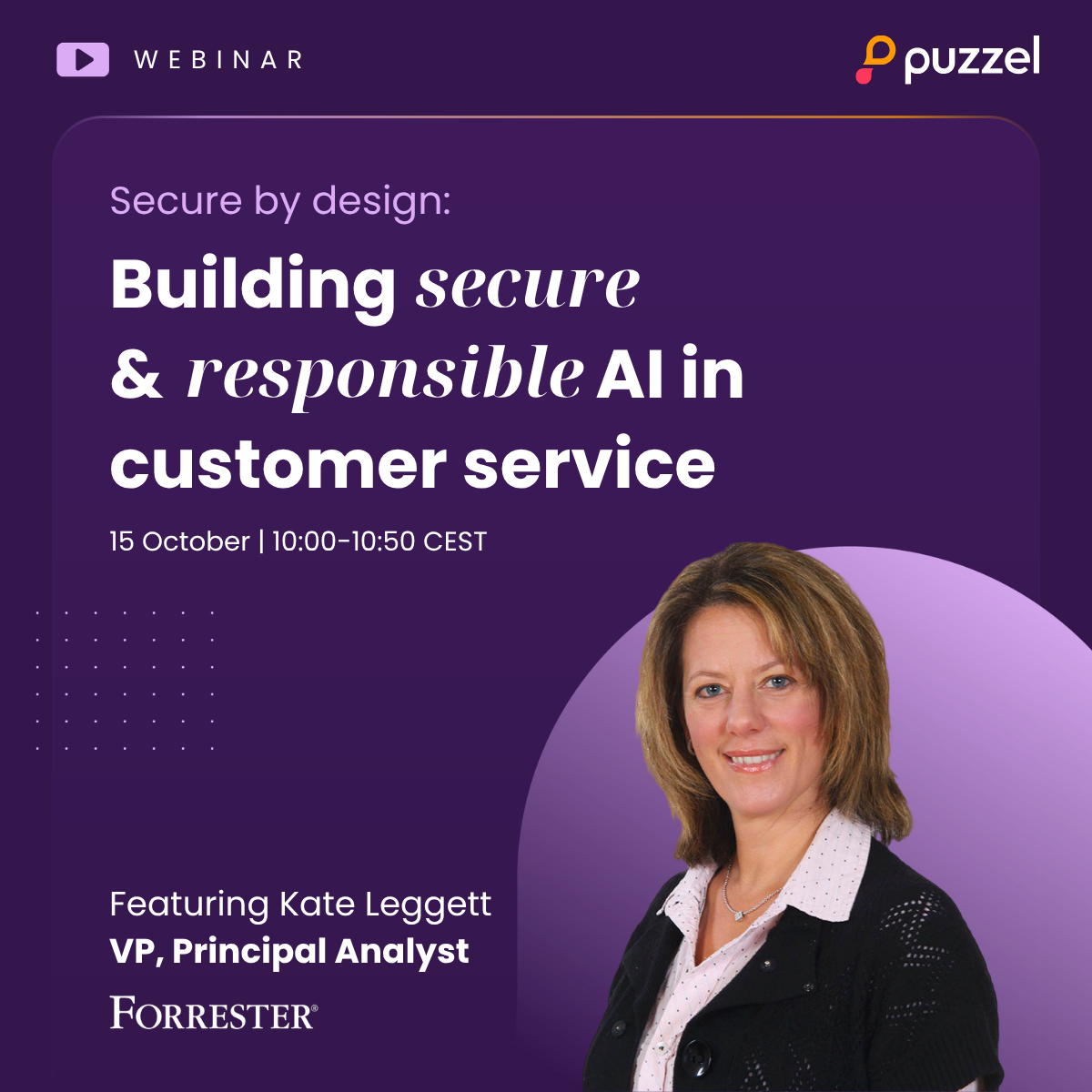 Forrester webinar: Building secure and responsible AI in customer service