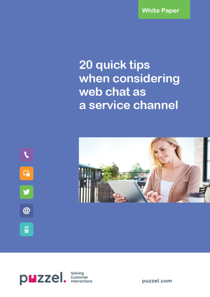 Puzzel-white-paper-20-tips-when-considering-web-chat-as-a-service-channel