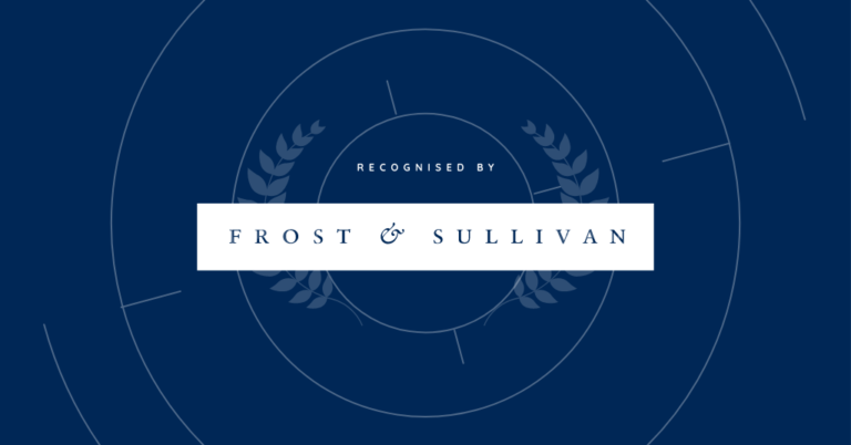 Recognised by Frost and Sullivan