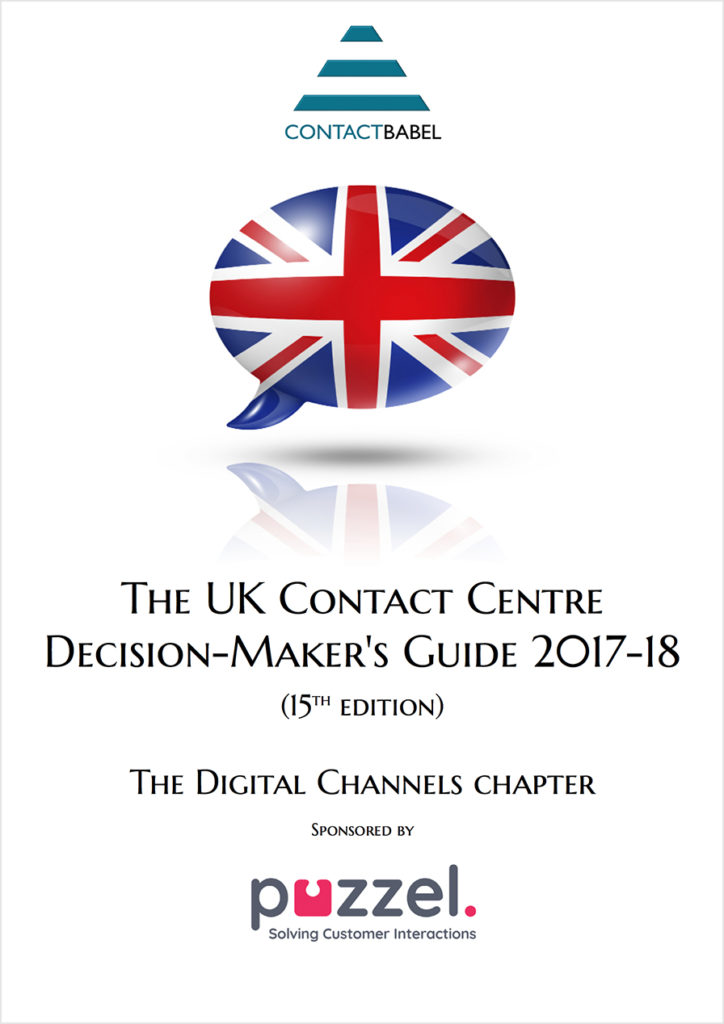 UK Contact centre decision-makers guide-the digital channels-chapter-puzzel